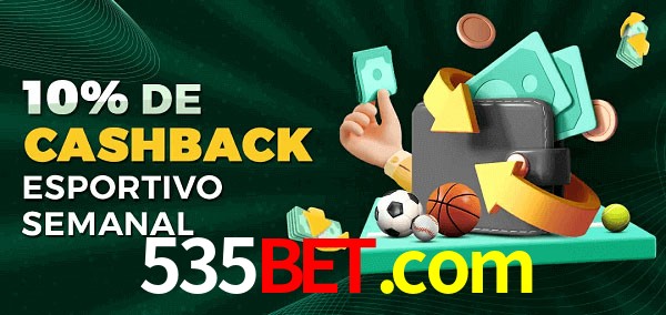 10% de bônus de cashback na 535bet.com